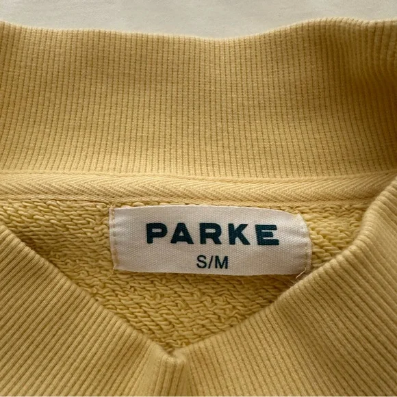 PARKE Yellow Heritage Varsity Mockneck - Picture 4 of 4